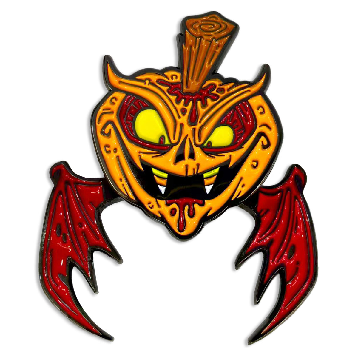 Blood of the Zombie Pumpkins! - Enamel Lapel Pin