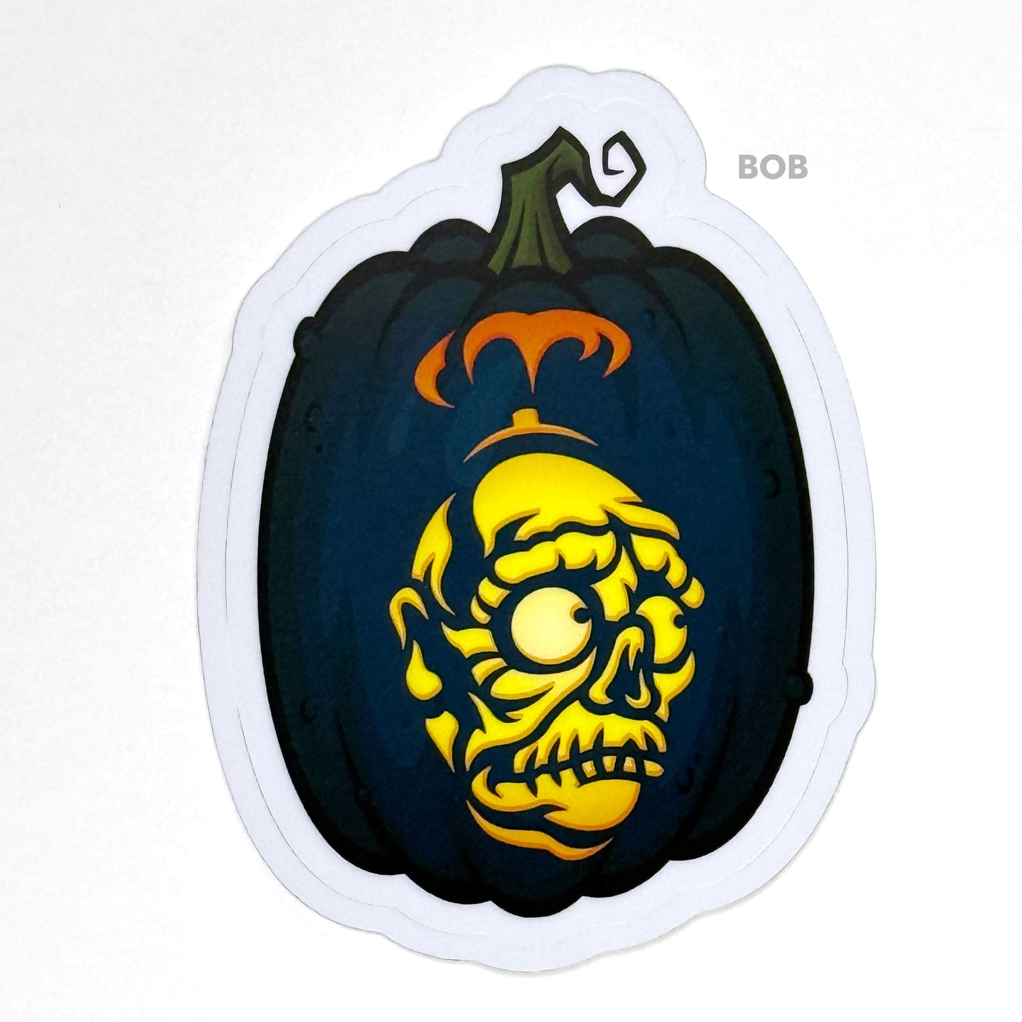 Beetlejuice Pumpkin Stickers