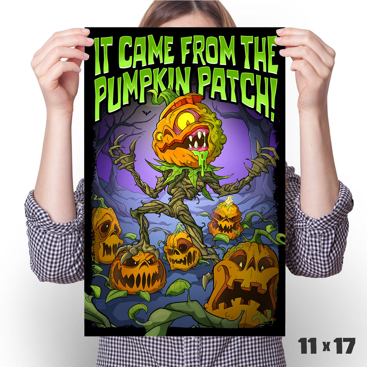 It Came From The Pumpkin Patch! - Print