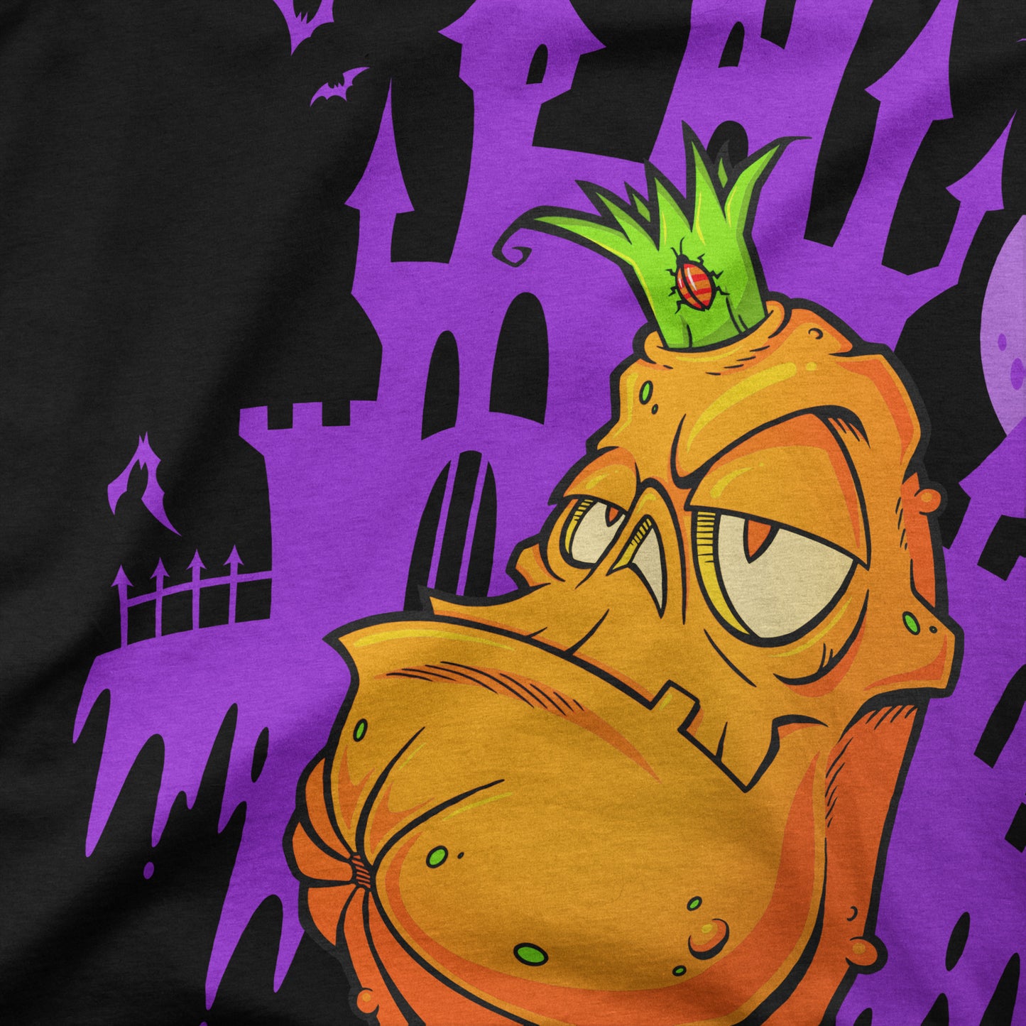 Kingdom of the Zombie Pumpkins! - T-Shirt - Knight Black