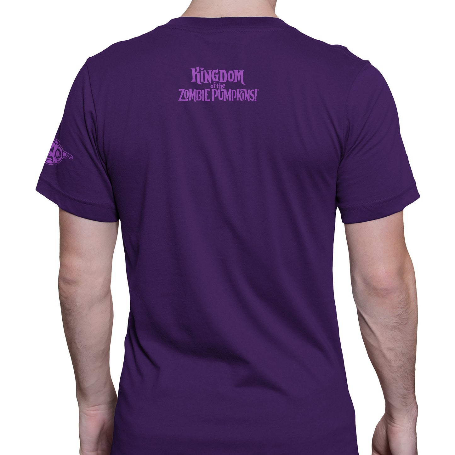 Kingdom of the Zombie Pumpkins! - T-Shirt - Royal Purple