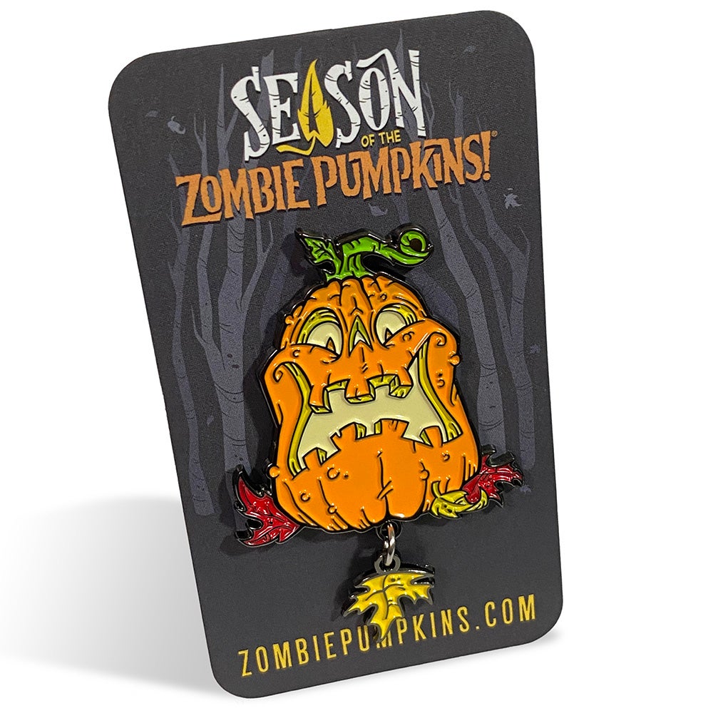 Season of the Zombie Pumpkins! - Enamel Lapel Pin