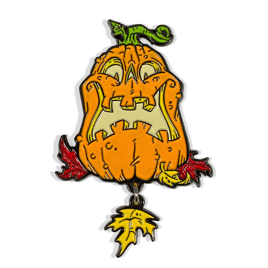 Season of the Zombie Pumpkins! - Enamel Lapel Pin
