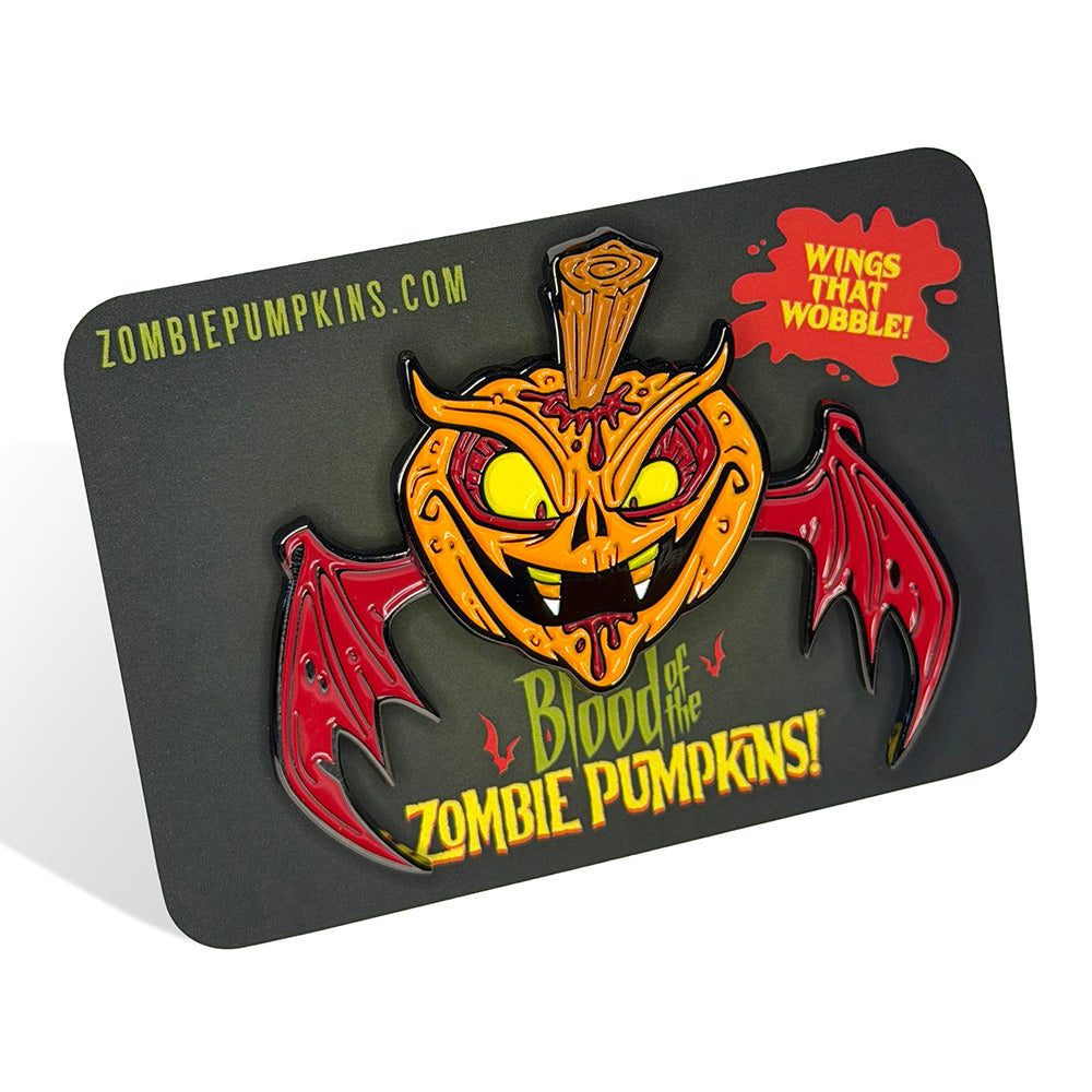 Blood of the Zombie Pumpkins! - Enamel Lapel Pin