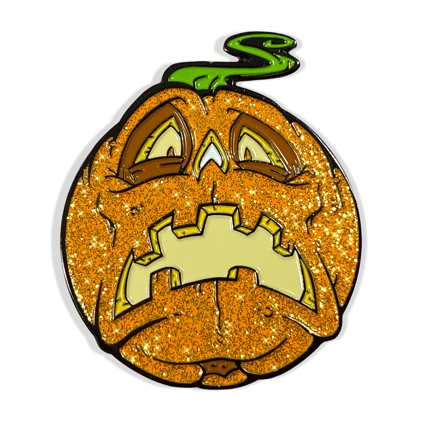 Fortune of the Zombie Pumpkins! - Enamel Lapel Pin