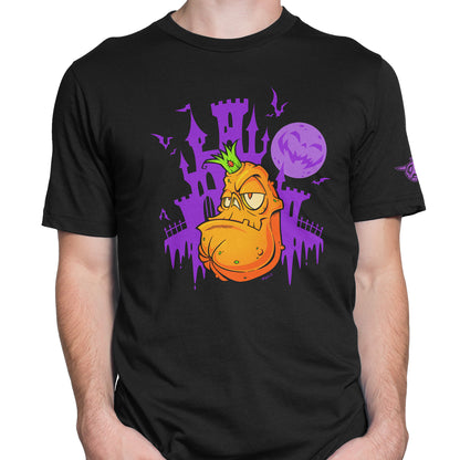 Kingdom of the Zombie Pumpkins! - T-Shirt - Knight Black