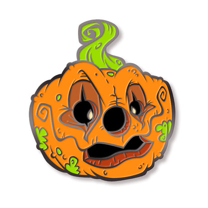 Carnival of the Zombie Pumpkins! - Enamel Lapel Pin